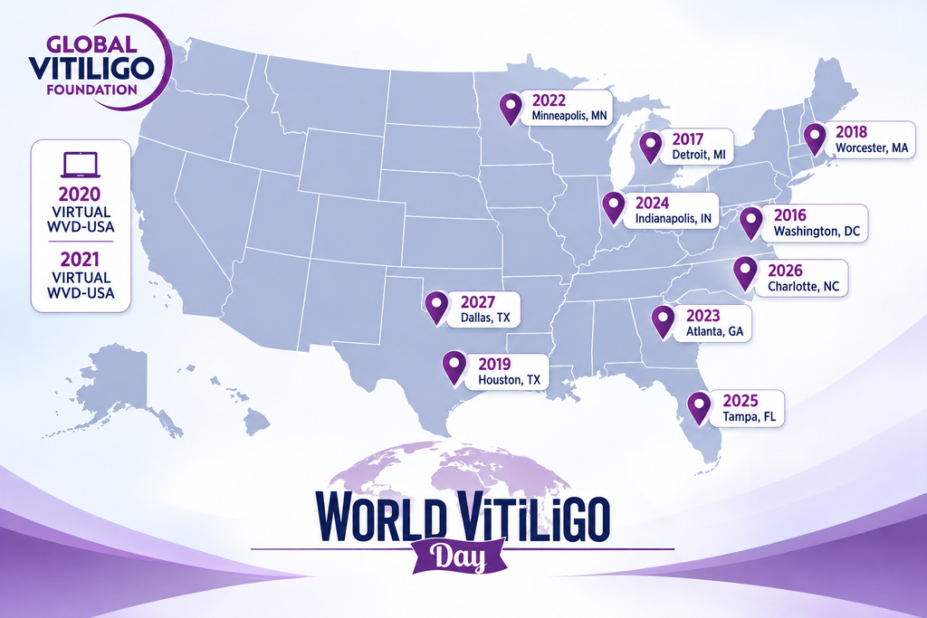 Map of the United Stated with pinned locations